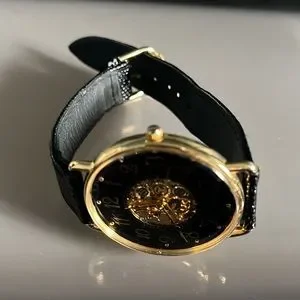 LA Express Vintage Oversized Black Gold Tone Ladies Watch Explraess | Accessories | La Express Vintage Oversized Black  main image 2